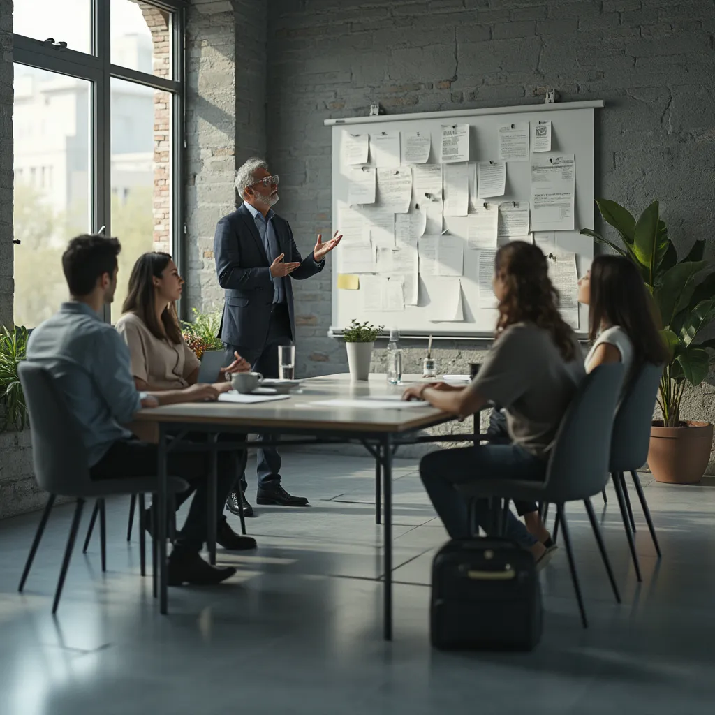 Sesión de consultoría empresarial en Buenos Aires
